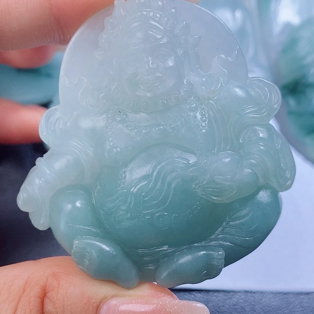 定制翡翠未镶嵌阿**?毛货不支持退换货，付款后确认抛光