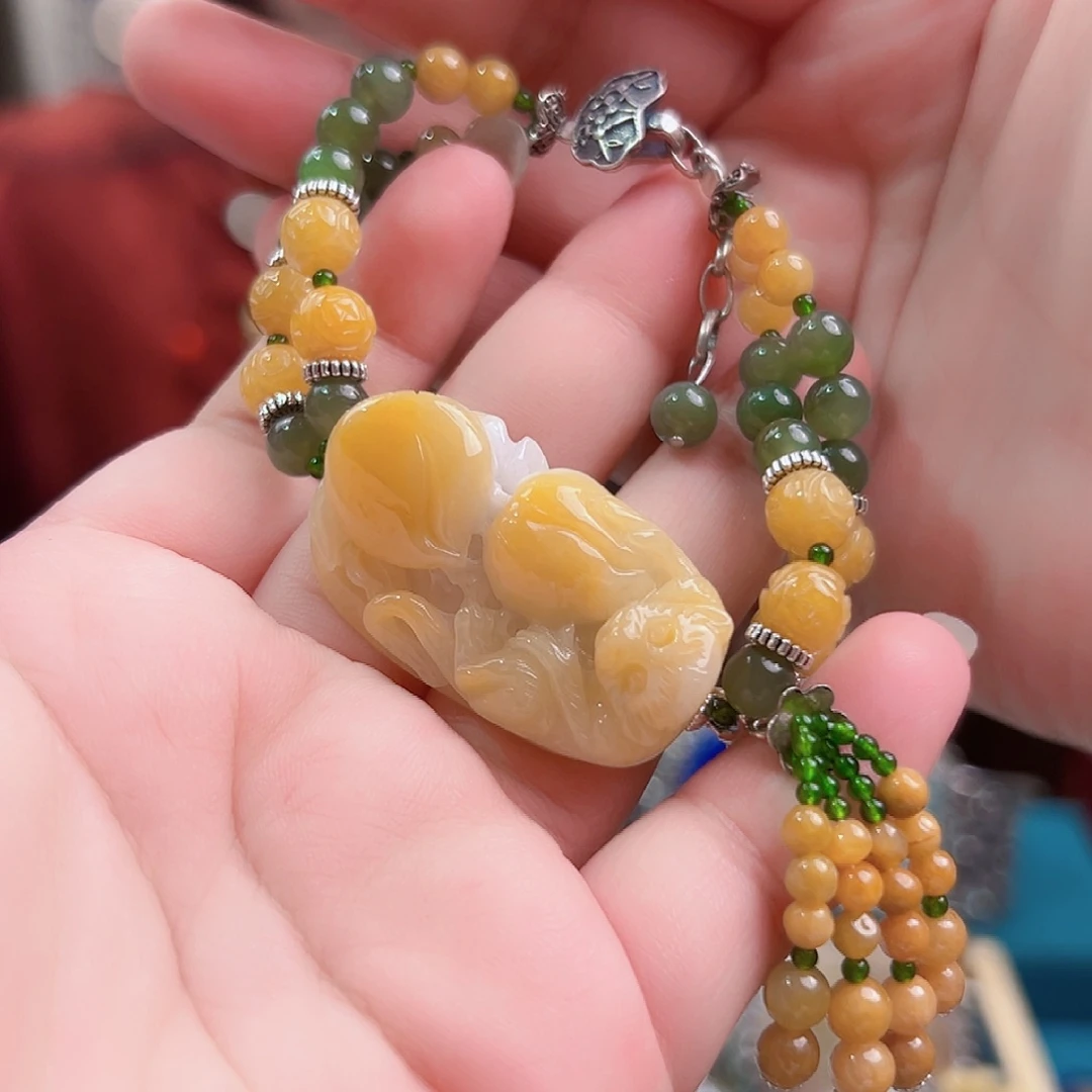 未镶嵌手链翡翠国风