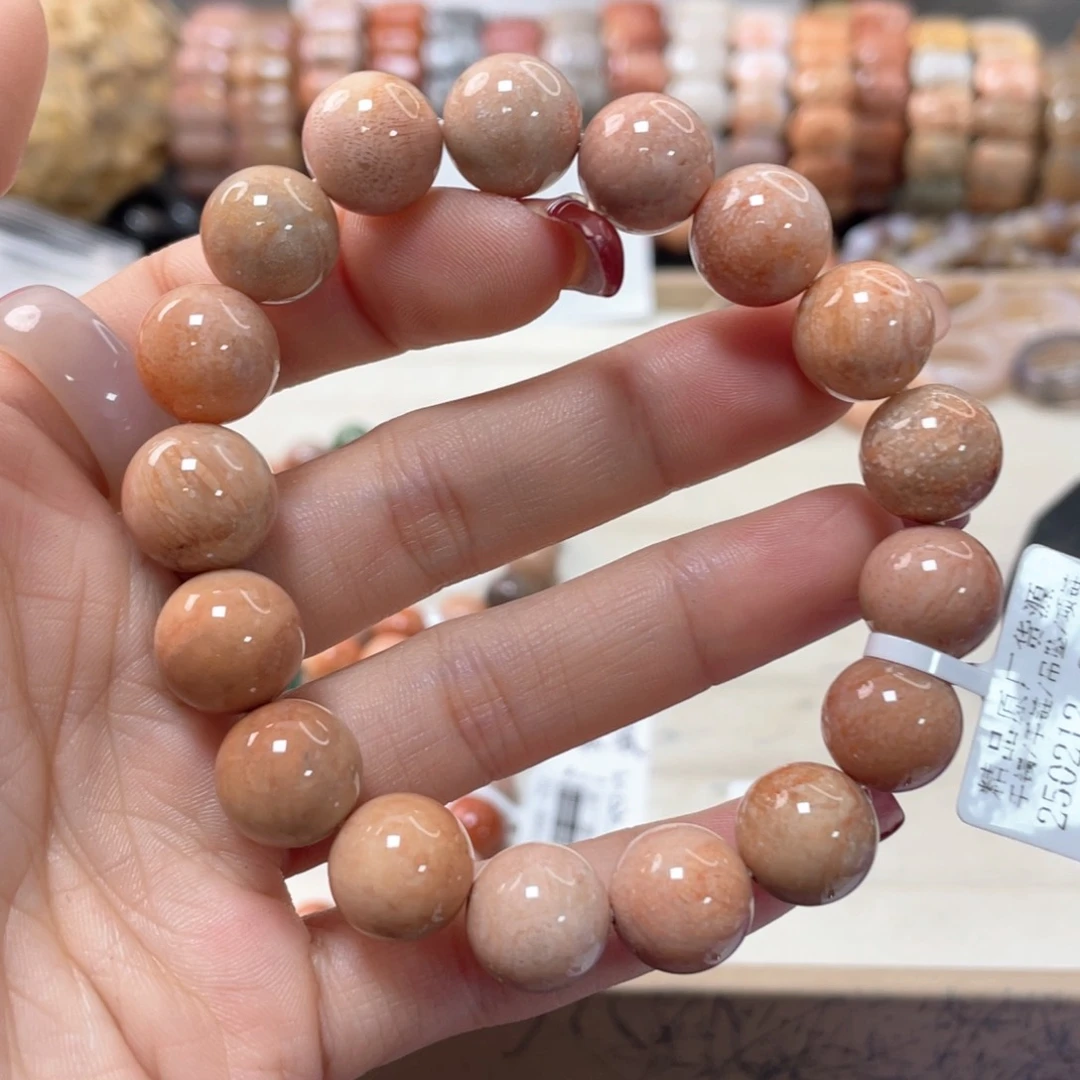 硅化珊瑚（珊瑚玉）手链未镶嵌莫*780