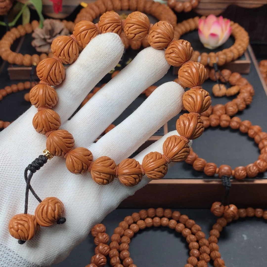 桃核吊坠龙**海17祥云手持