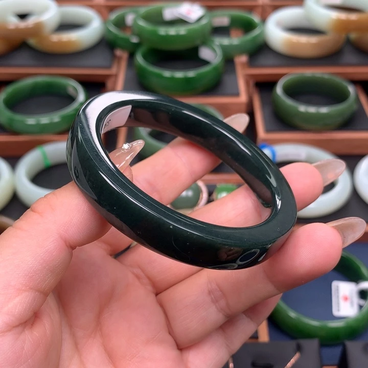 和田玉545556圈口未镶嵌