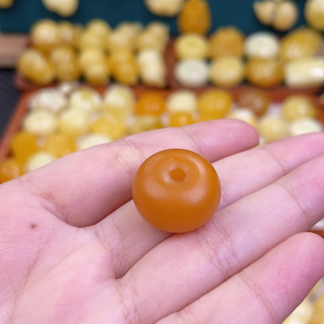 蜜蜡毛衣链未镶嵌蜜蜡