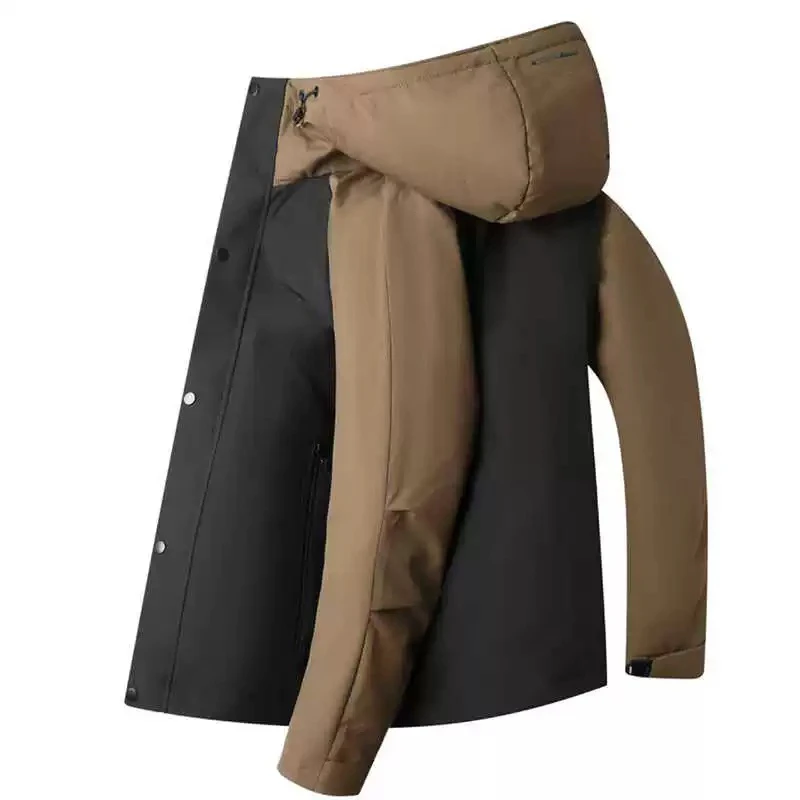 9021爆款休闲鸭绒服加厚外套连帽百搭