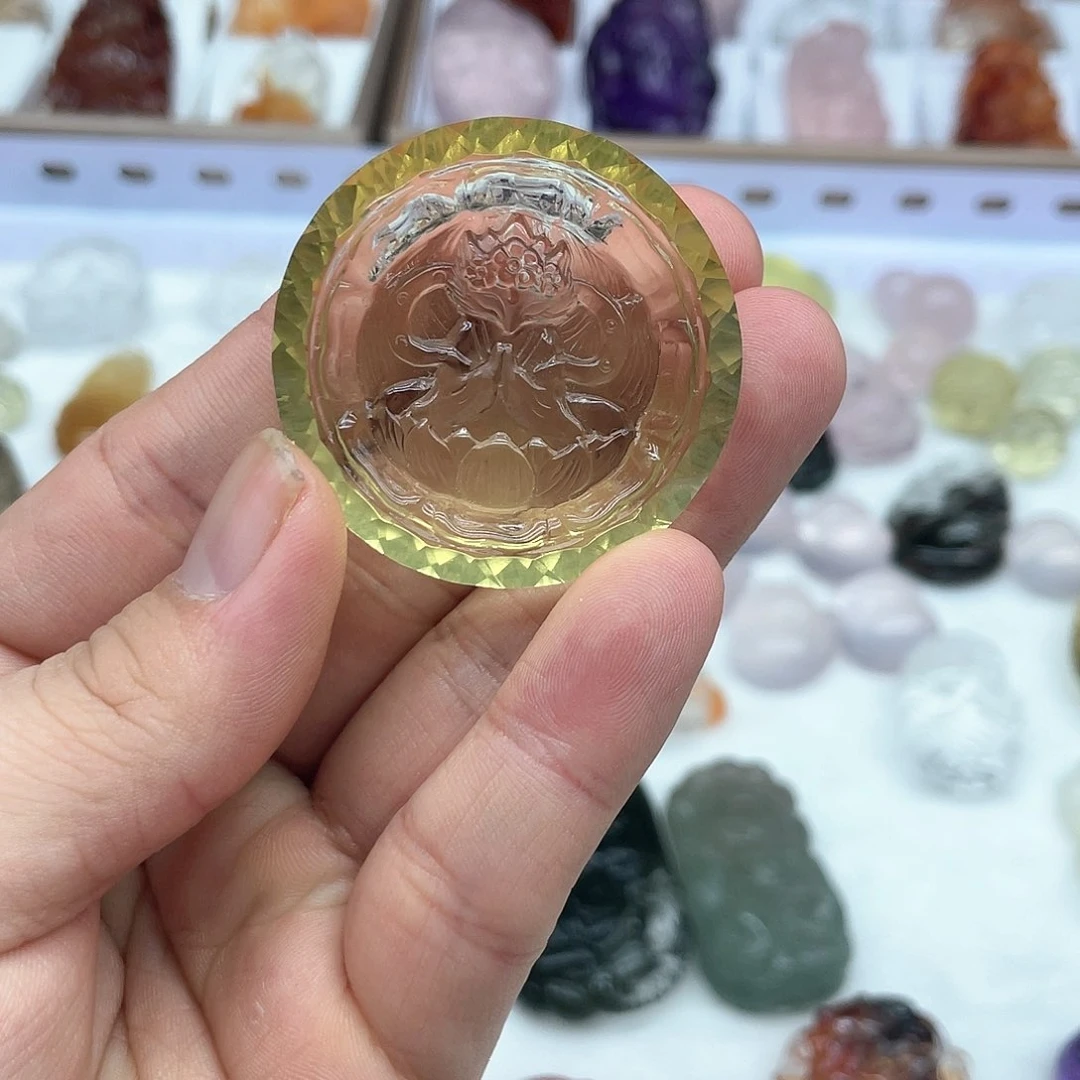 水晶吊坠(不含链)未镶嵌