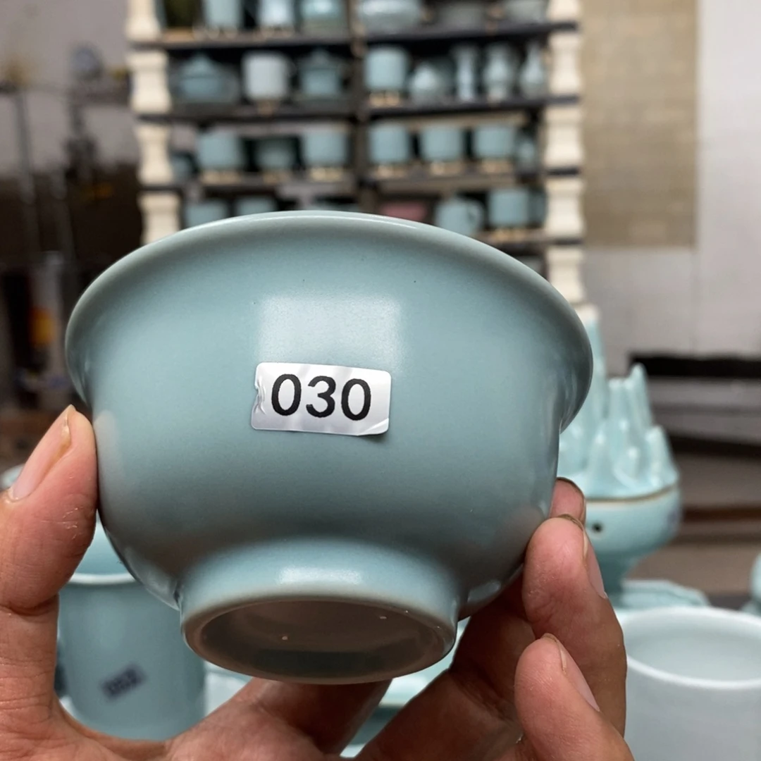 明***g抱朴汝瓷仿古微瑕