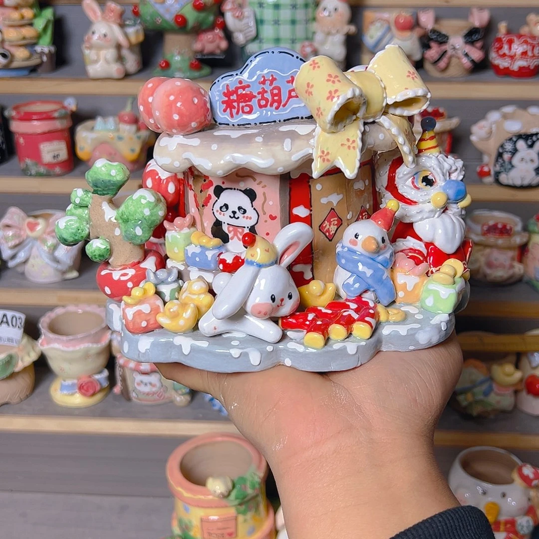 小***.老梧家的手工多肉花盆