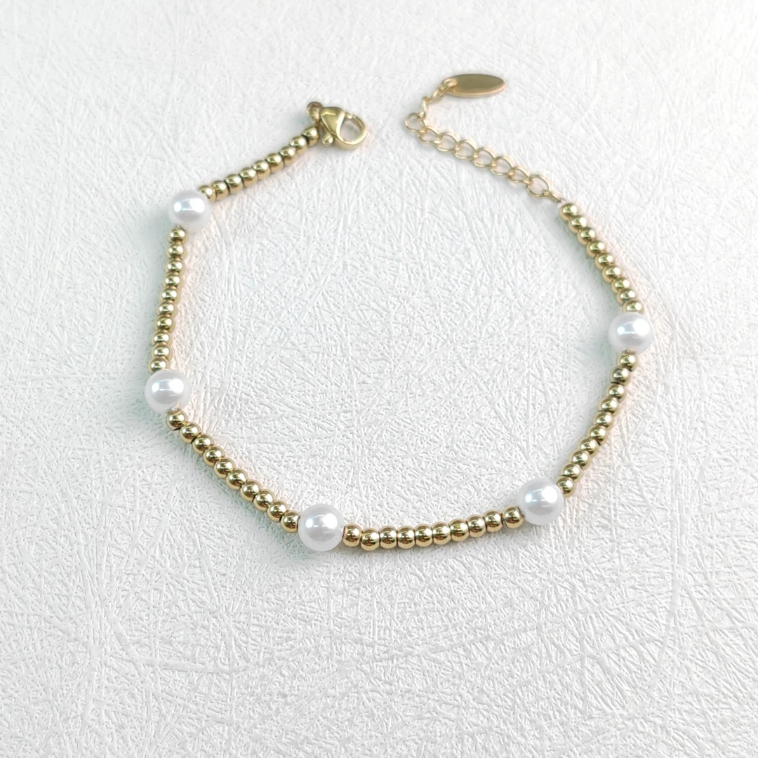 XUPING/旭平首饰 不锈钢仿珍珠手链 【潘生福利】珠珠 T001067439