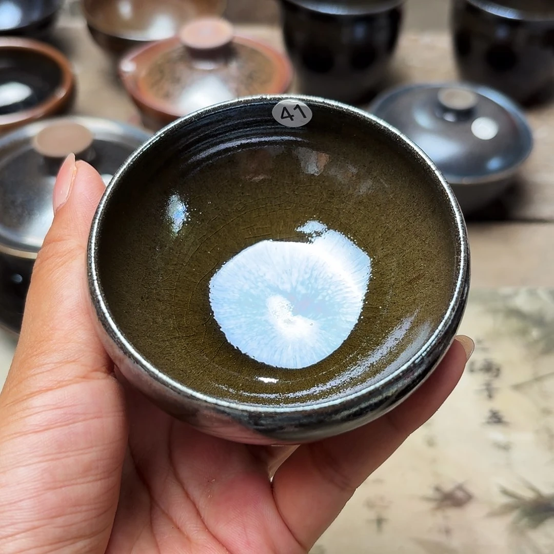 茶盏义兴龙窑建盏41微瑕
