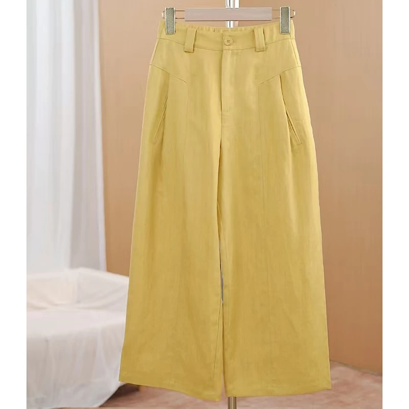 2025新款爆款女士简约气质休闲裤25001