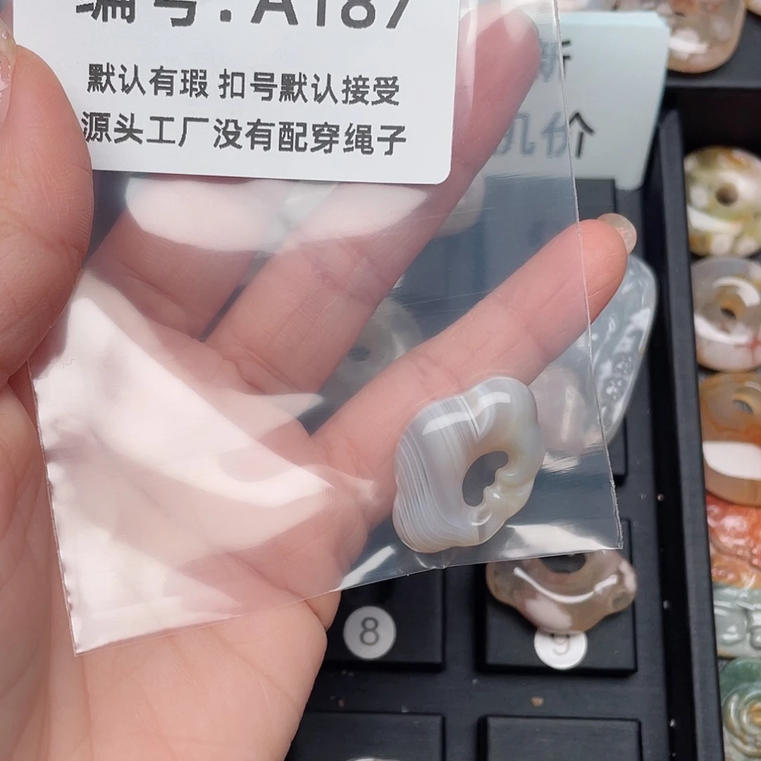 玛瑙/玉髓颈饰未镶嵌画***糕