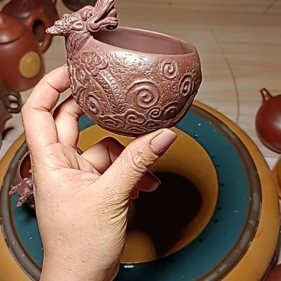 紫砂茶杯紫砂壶手工制作