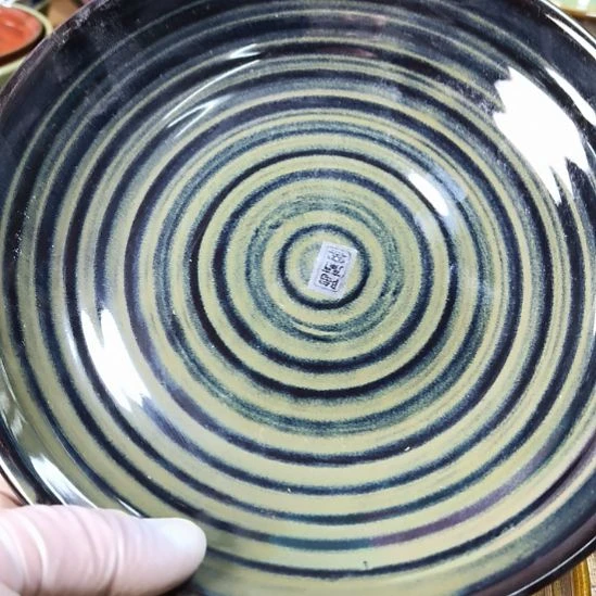 落***泉瓷片磁州窑五厂盘碗壶杯有瑕疵