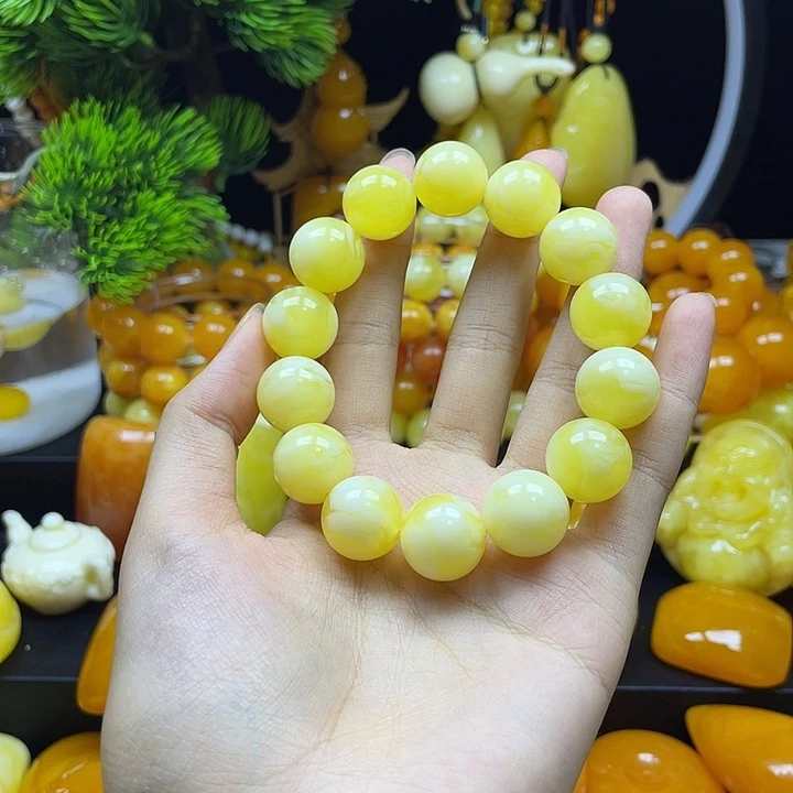 苁***蓉非金属全品无瑕百花手串