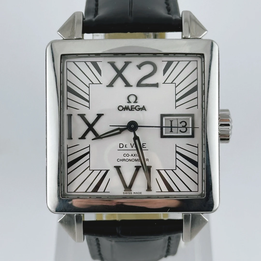 95新 Omega/欧米茄 碟飞/35*35mm/自动机械/男士腕表/优雅/经典