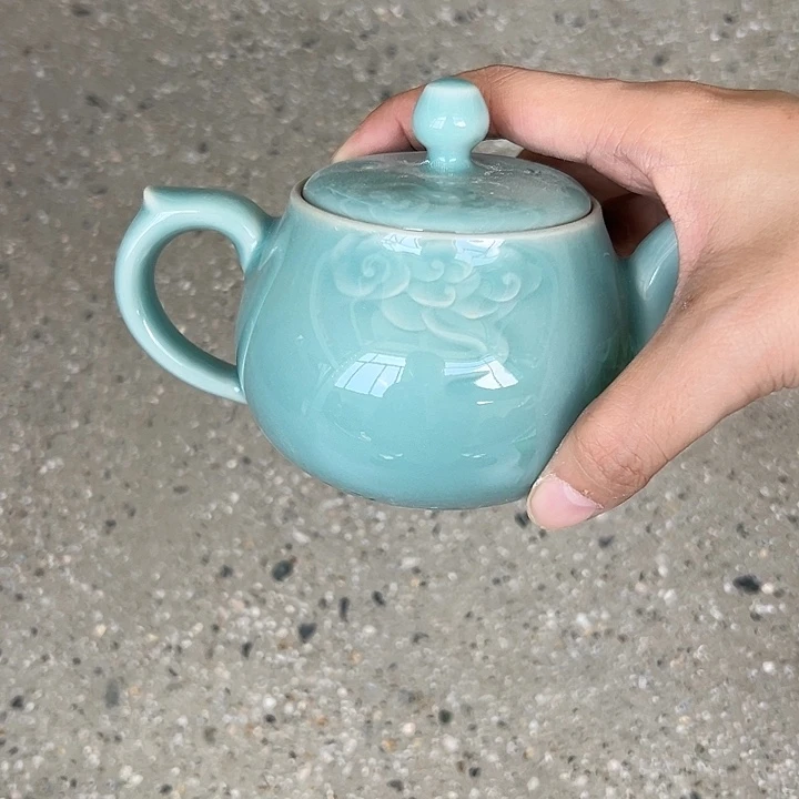 龙泉云间青瓷小米茶器