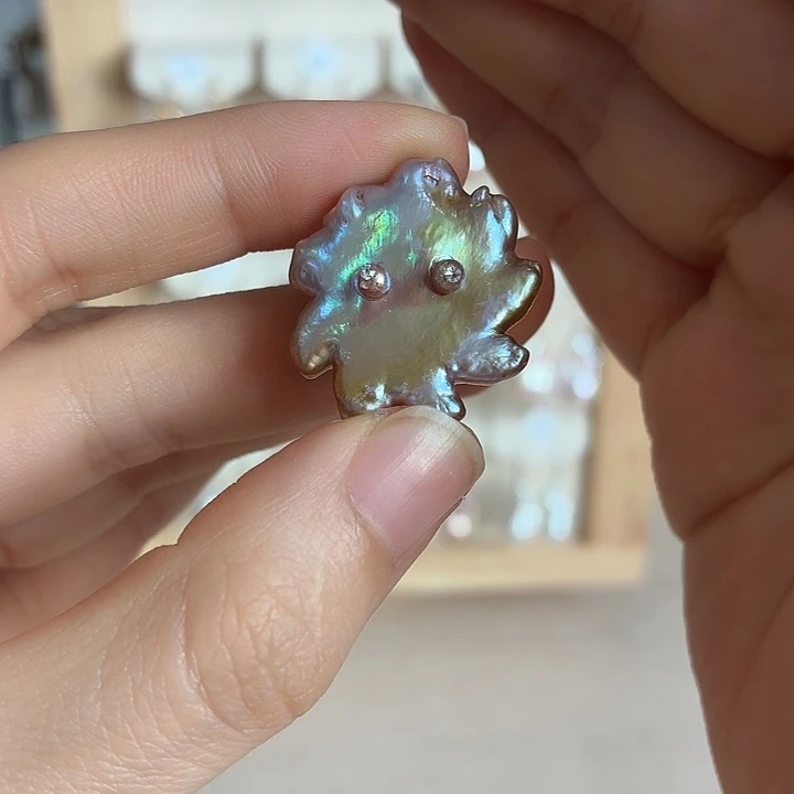 淡水珍珠未镶嵌吊坠(不含链)