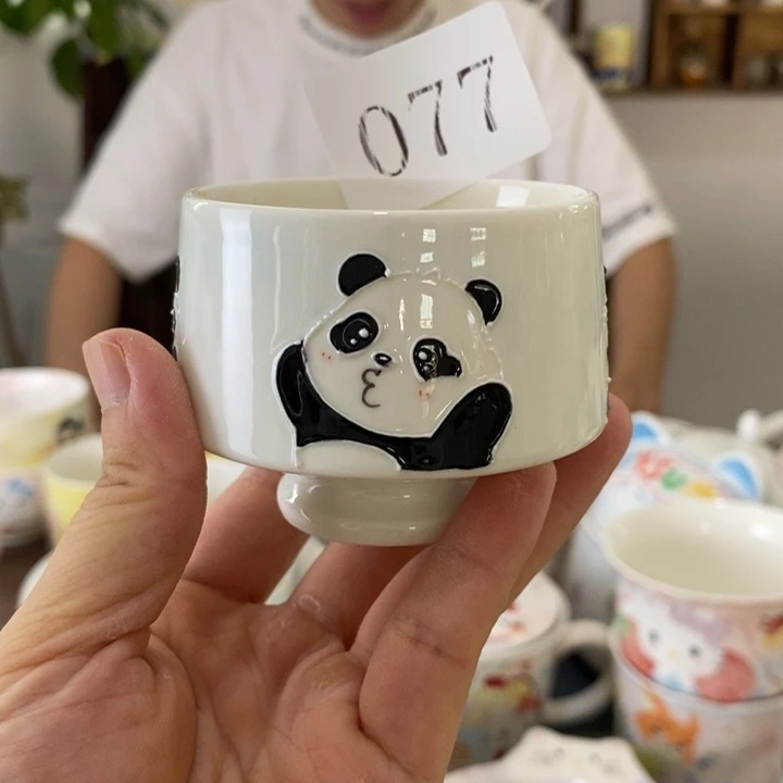 瓷片景德镇釉下彩手绘