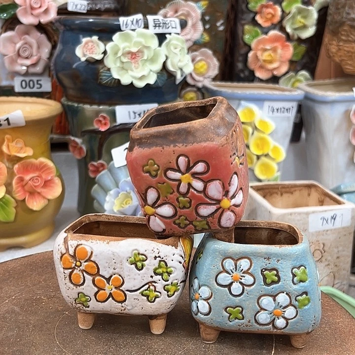 红陶粗陶花盆粗陶花盆