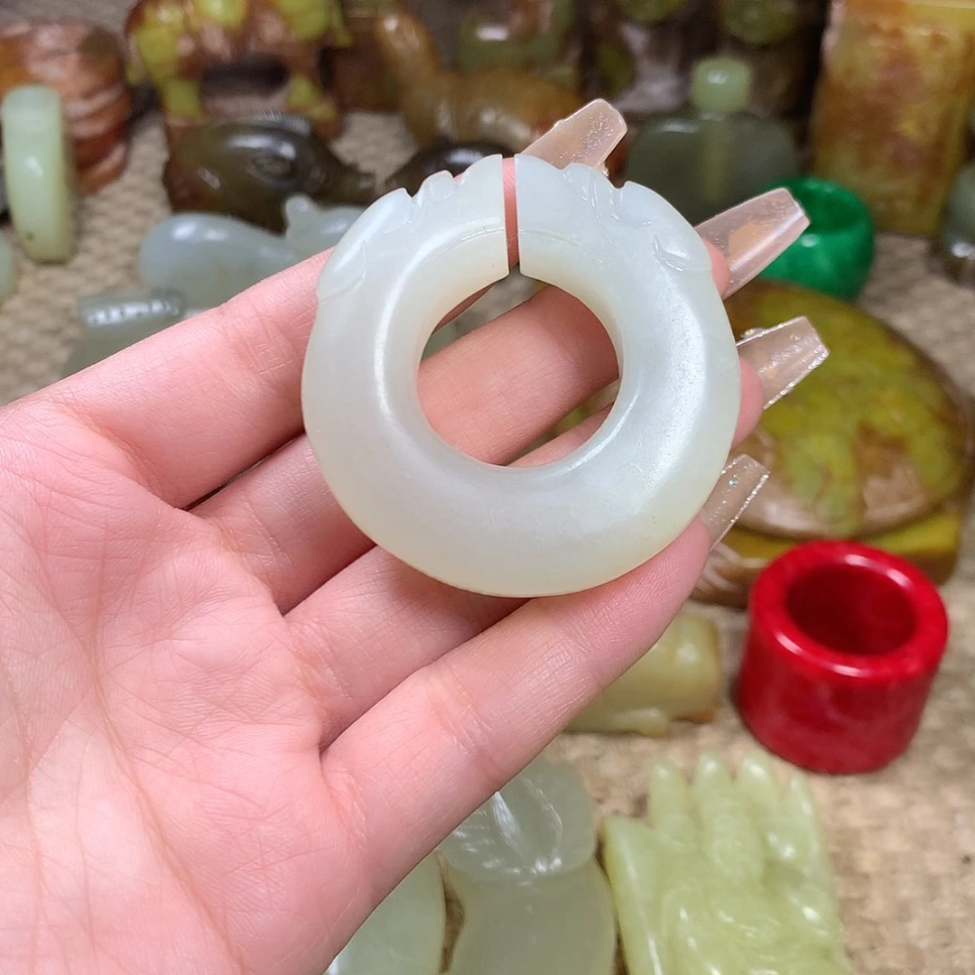 白玉菩提吊坠挂件