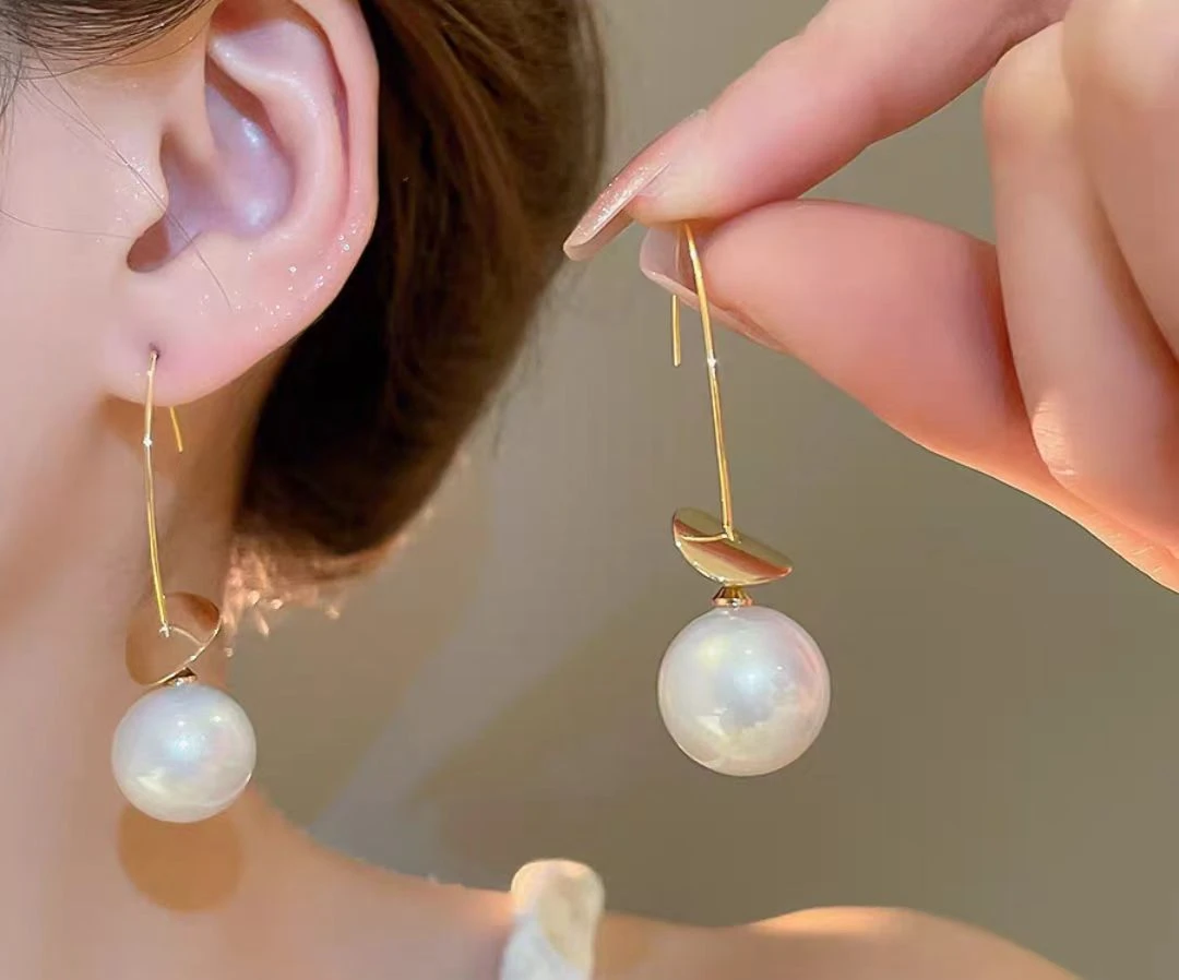 铜合金耳饰 新款亮片精致时尚度假轻奢耳环高级感小众气质耳饰