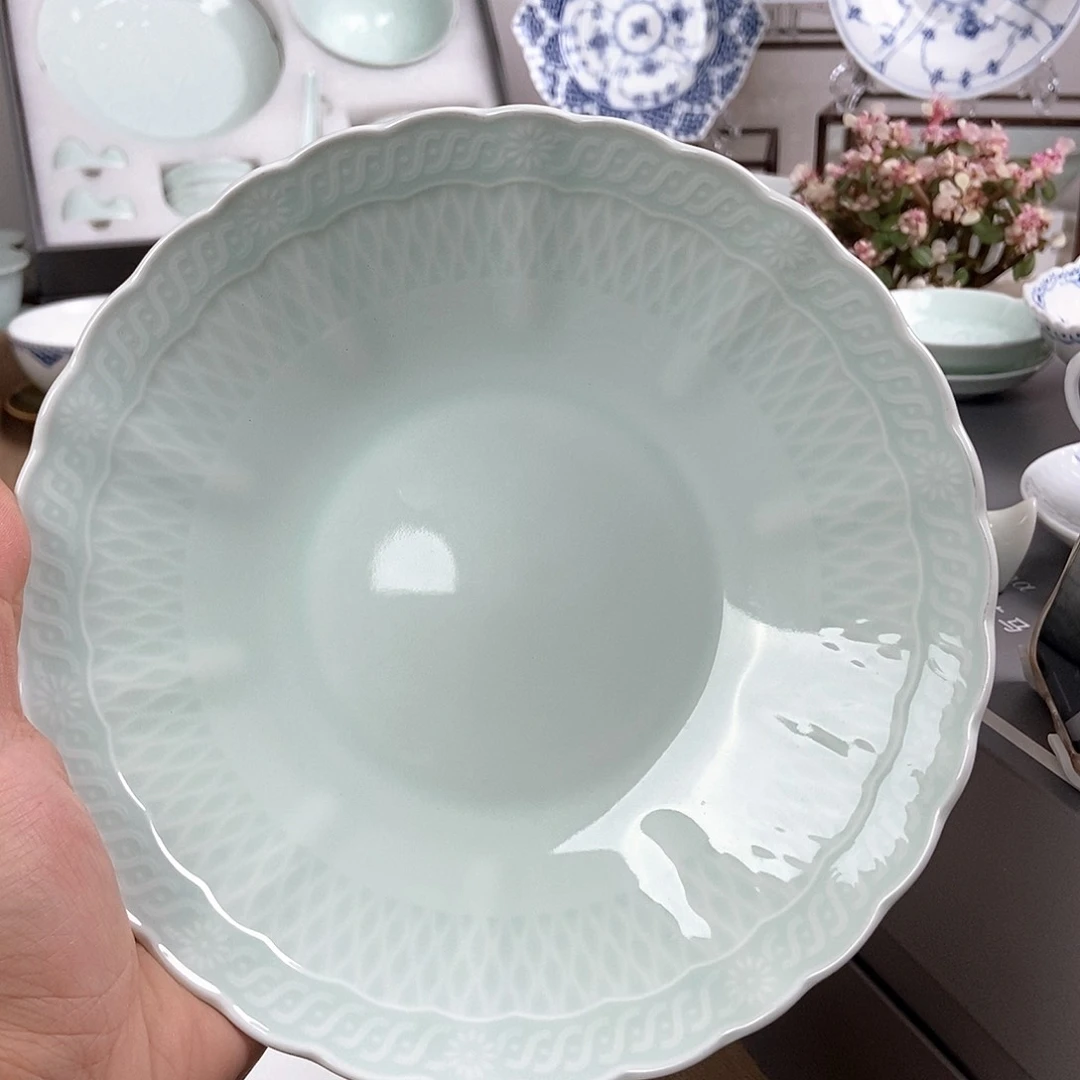 瓷片景德镇五花马陶瓷