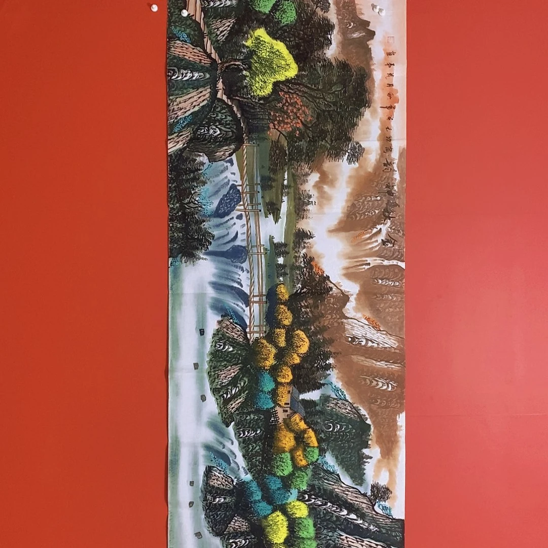 国画山水花鸟国画作品