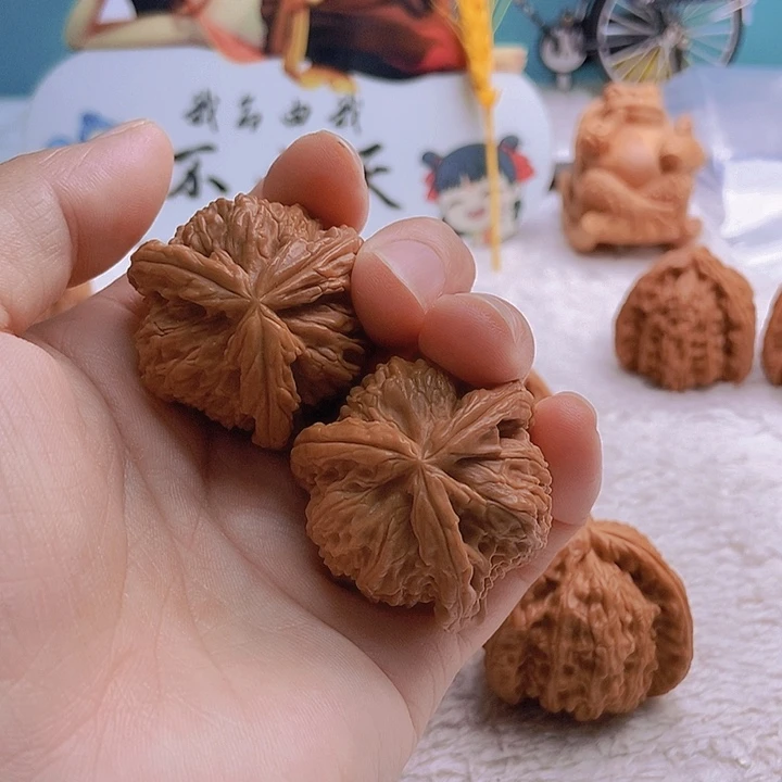 把件文玩核桃想*通三棱