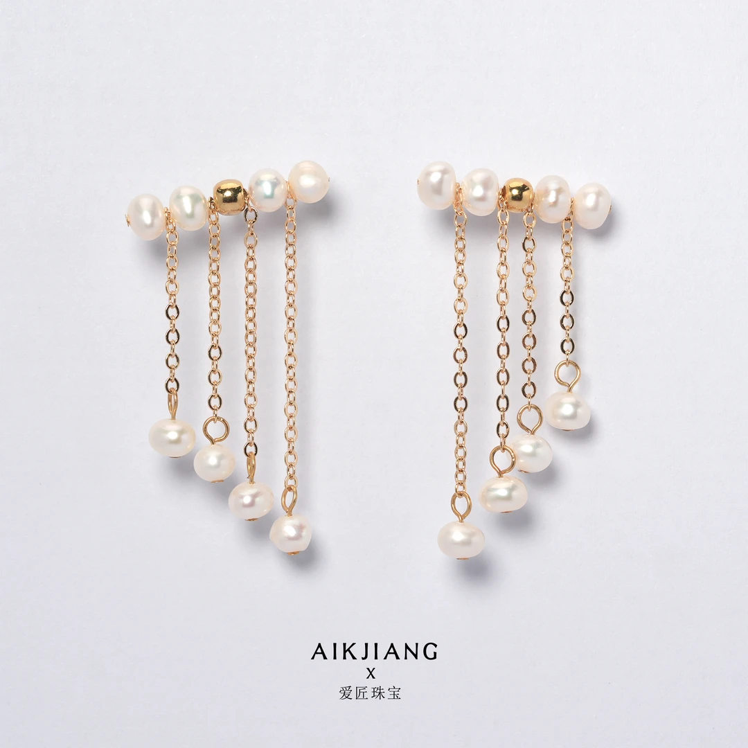 AIKJIANG/爱匠【孤品清货】淡水珍珠耳饰