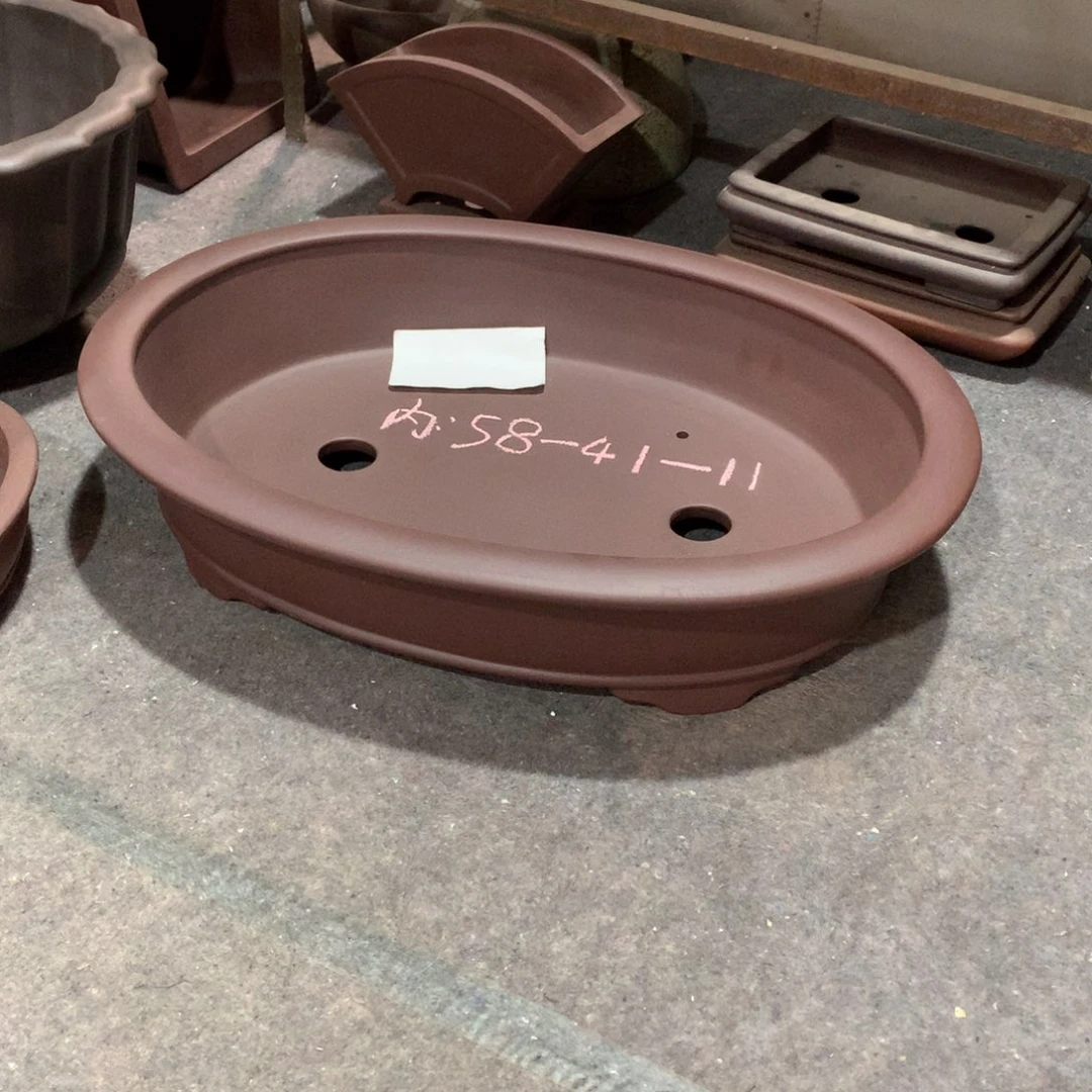 宜兴紫砂花盆精品