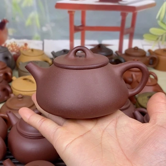 紫砂茶壶风釉150cccccc羊角山紫泥