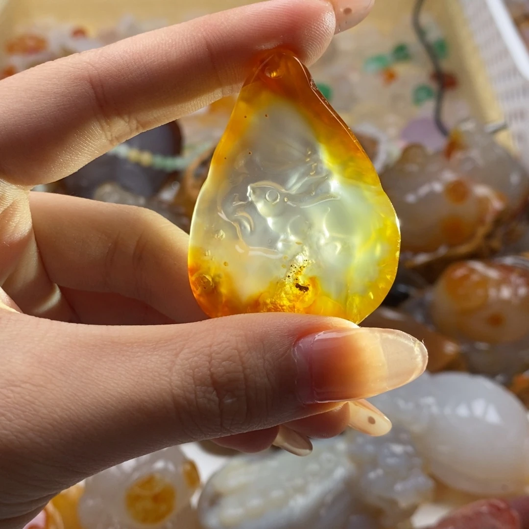 玛瑙/玉髓未镶嵌颈饰