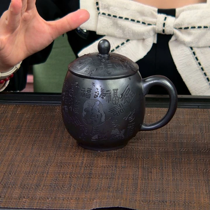 茶杯紫砂高货放漏