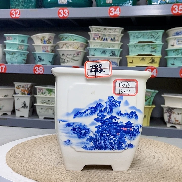 紫砂花瓶紫砂花盆