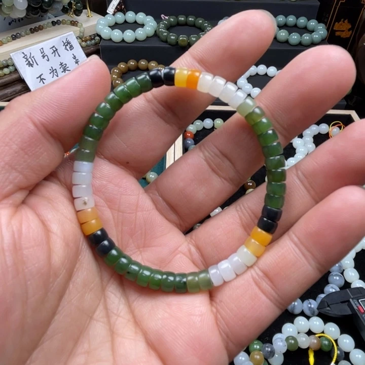 和田玉手串未镶嵌