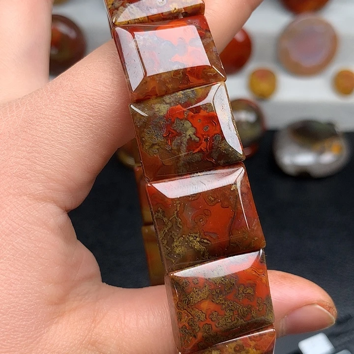 玛瑙/玉髓未镶嵌手链