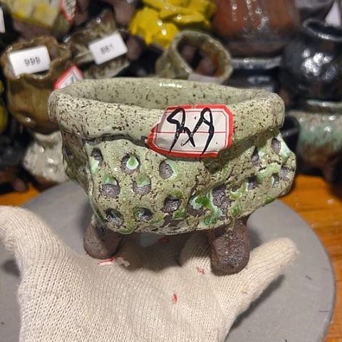 粗陶花盆手工花盆制作就这样