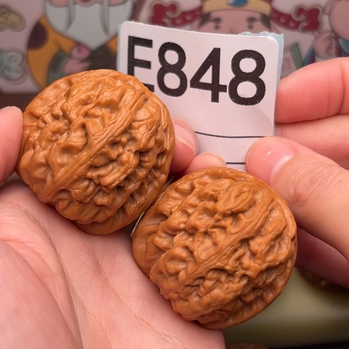 吊坠文玩核桃848红锦鲤