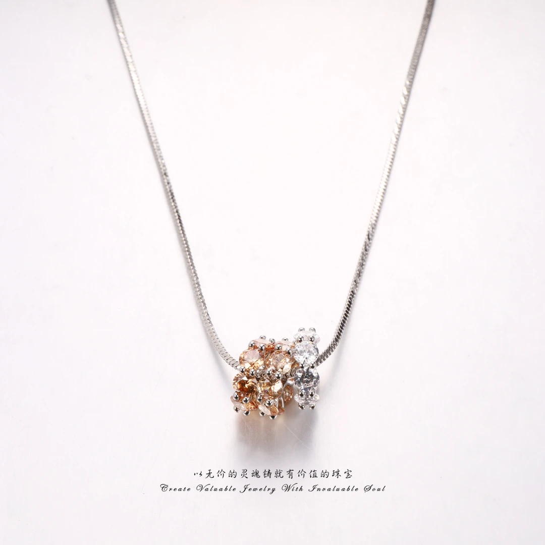 铜合金项链 【Lisa Nik】美·镶嵌百搭轻奢项链（46cm） LSK-C-30809