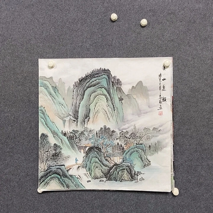 国画四尺斗方一副