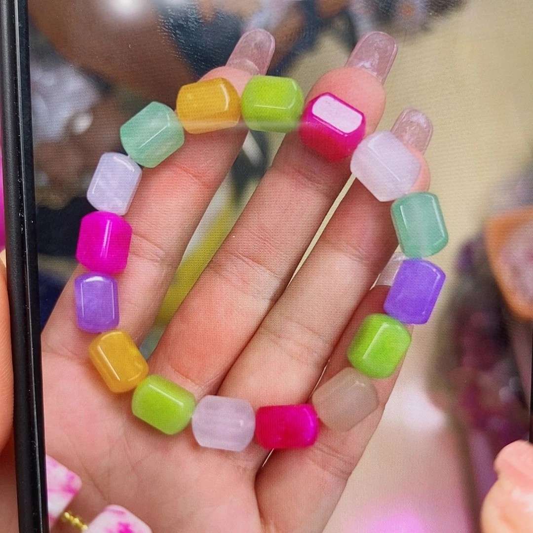 用***8珐琅非金属多宝项链一套