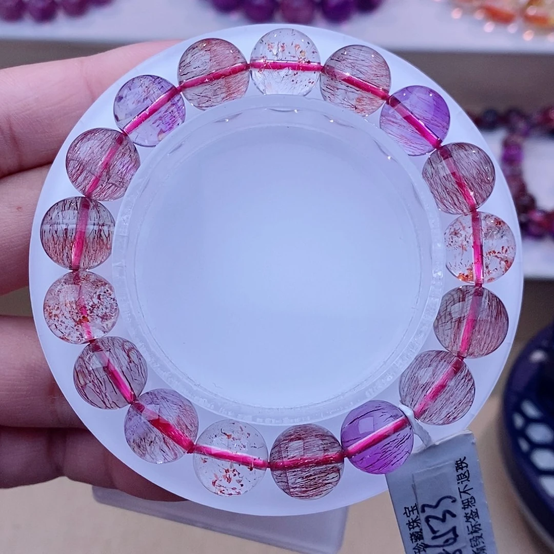 未镶嵌手串水晶仙女超七11+m