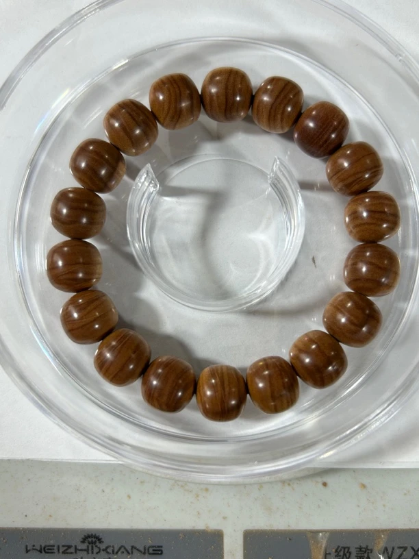 迈索尔老山檀香树心油全沉水小虎皮乱纹，1.1✖️1.2老型珠