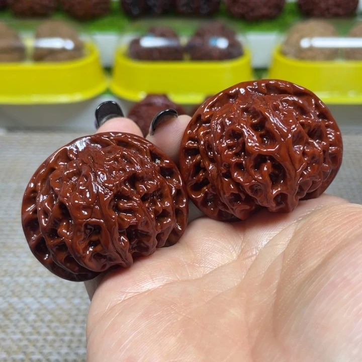 文玩核桃把件苹果42