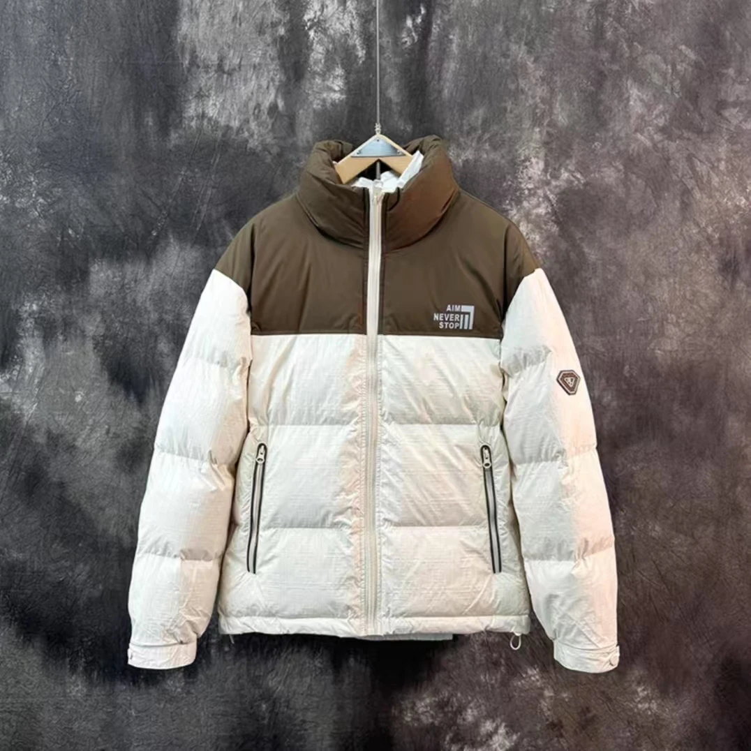 冬季新款小立领时尚潮流简约百搭休闲防寒加厚外套Y5803#