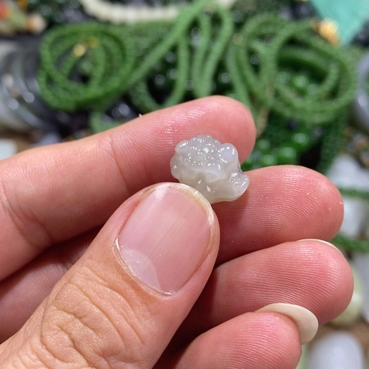 和田玉（糖玉）未镶嵌车挂