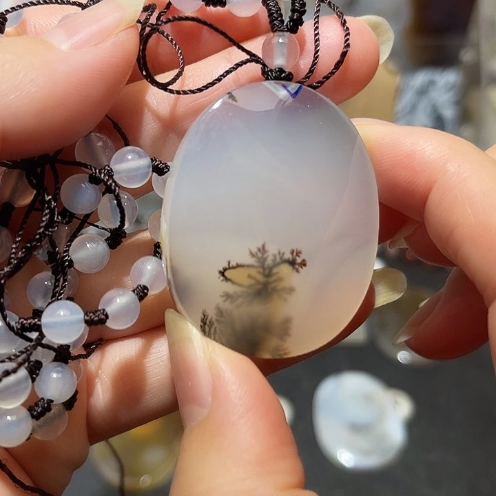 玛瑙/玉髓未镶嵌吊坠(不含链)