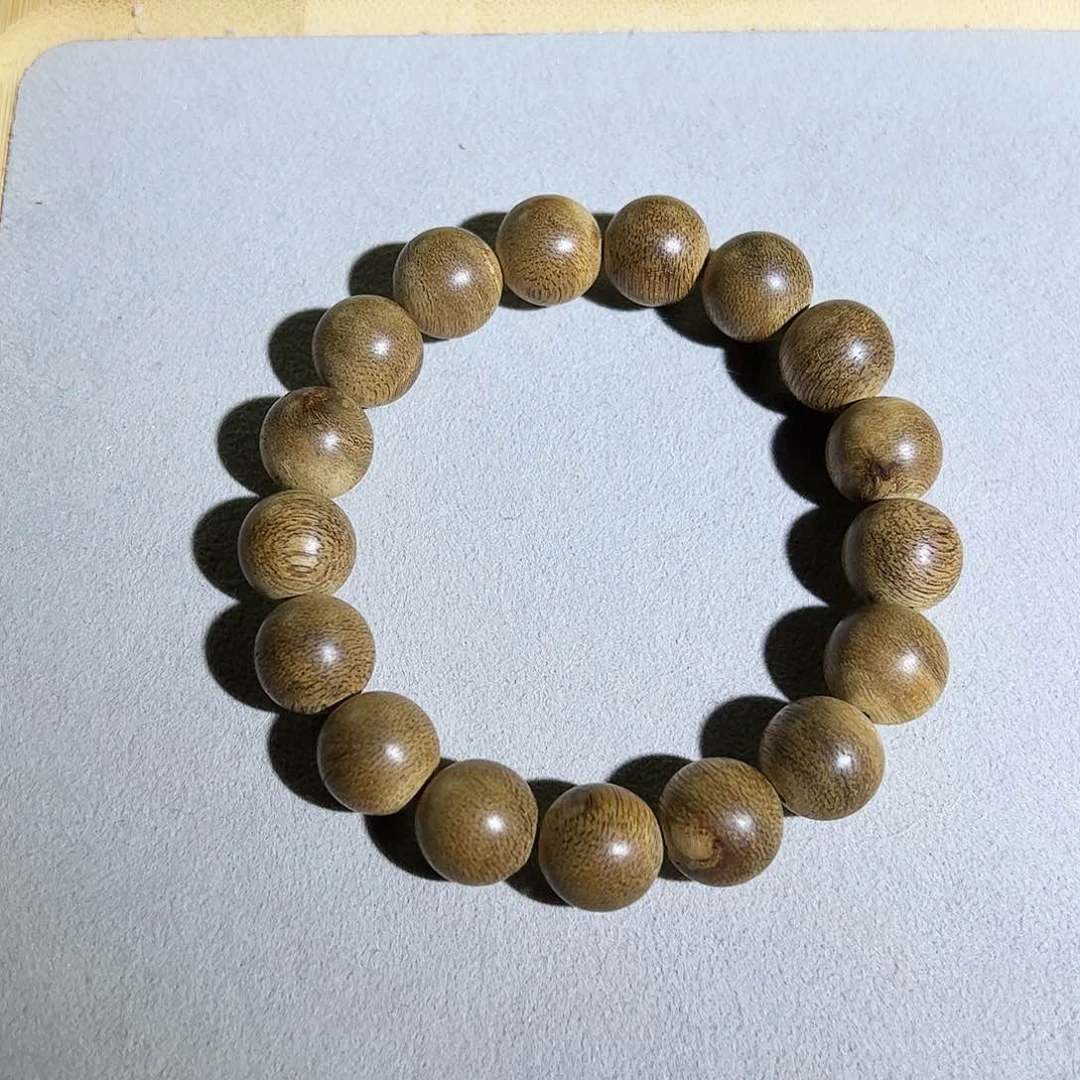 沉香手串天然柬埔寨菩萨老料1.3单圈 花香蜜甜香