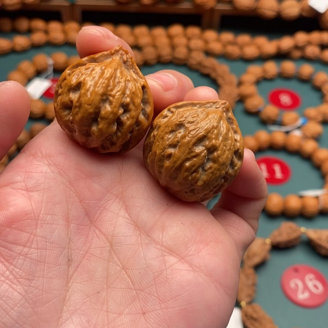 文玩核桃手串30尺寸八棱