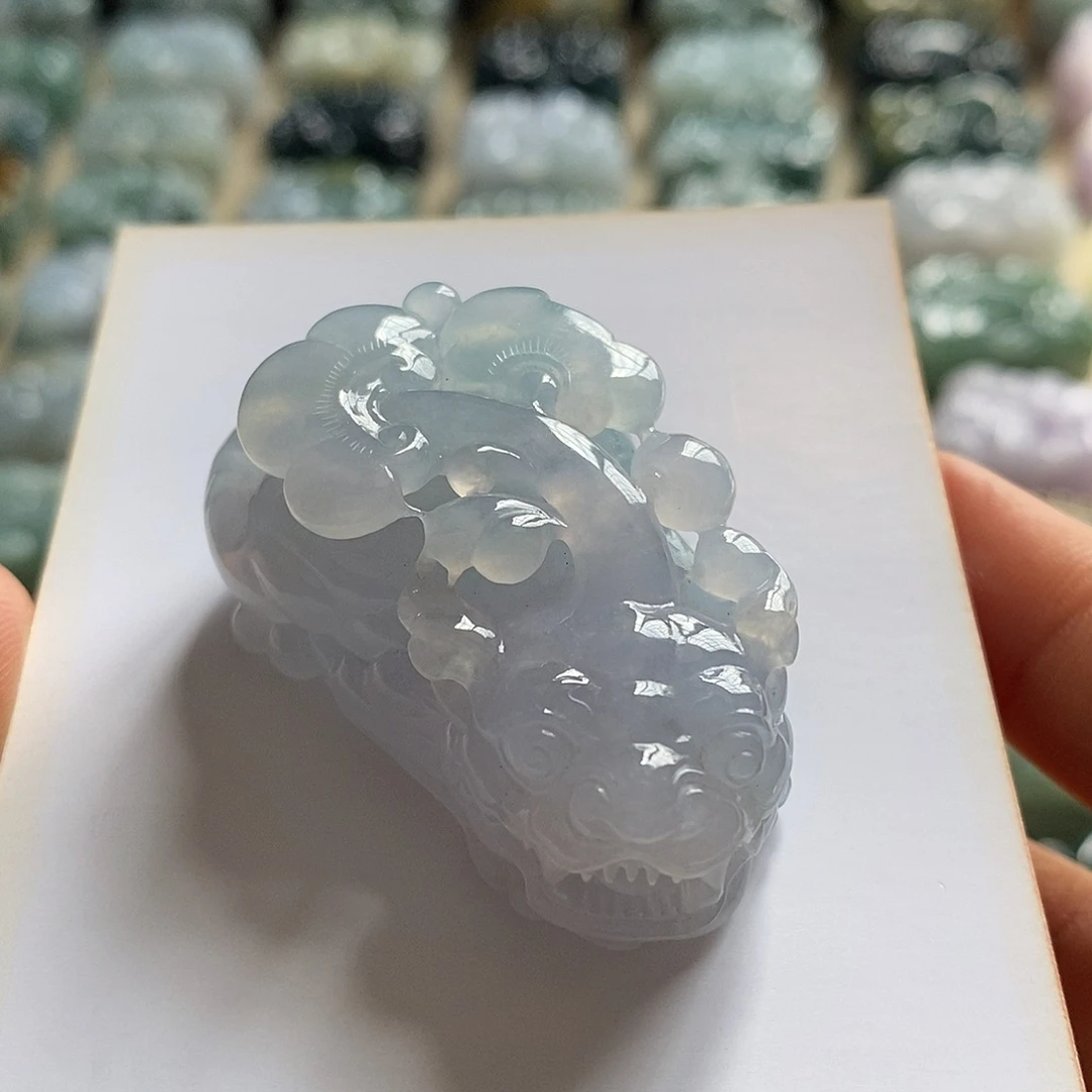 翡翠未镶嵌颈饰天然翡翠貔貅吊坠