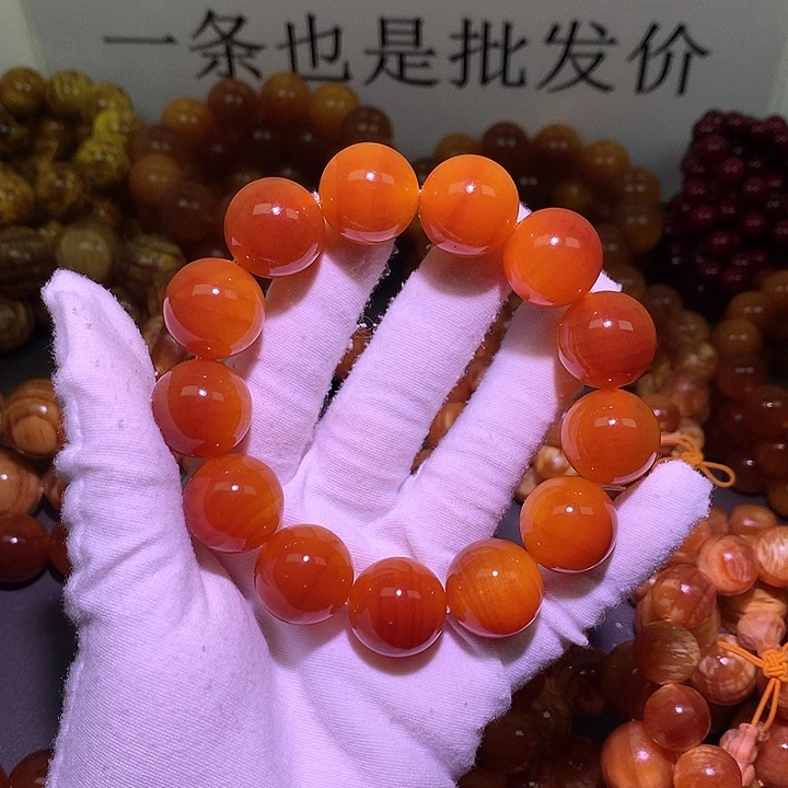 松木（琥珀木）手串/手链1.8 包浆高货